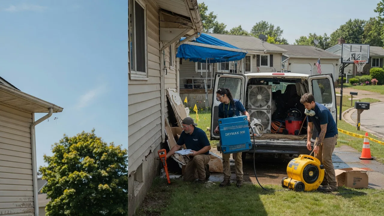 Ceiling Leak Cleanup in Old Fields, WV near me